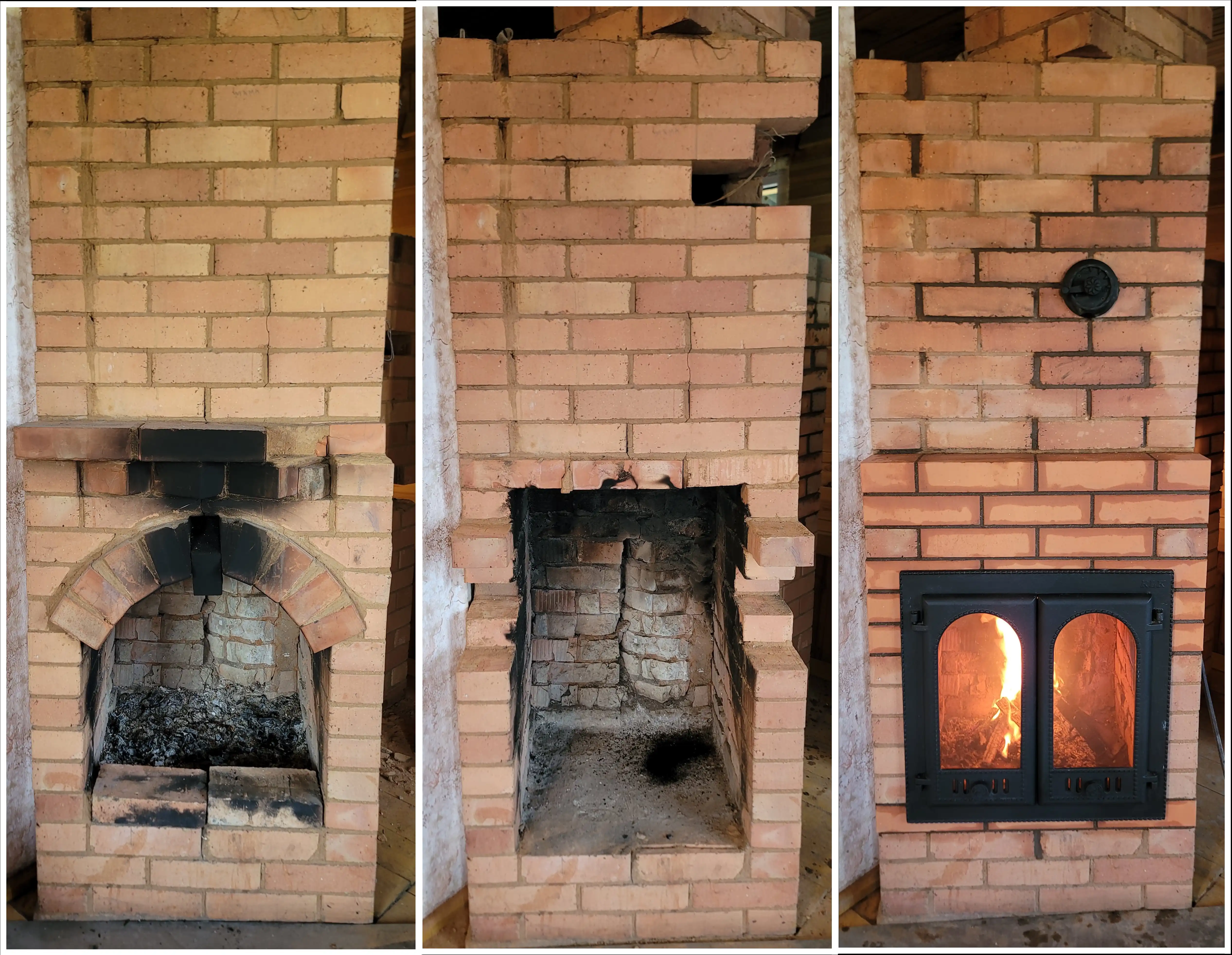 ремонт камина